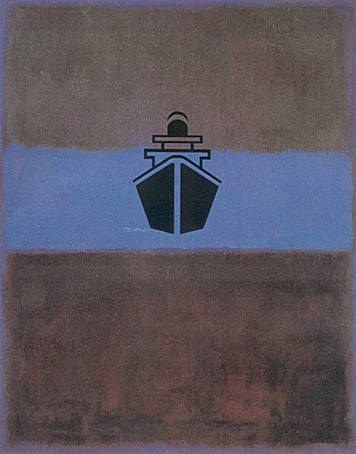 José Maria: «This picture would be much more beautiful if a ship would come out of the blue», 1999.